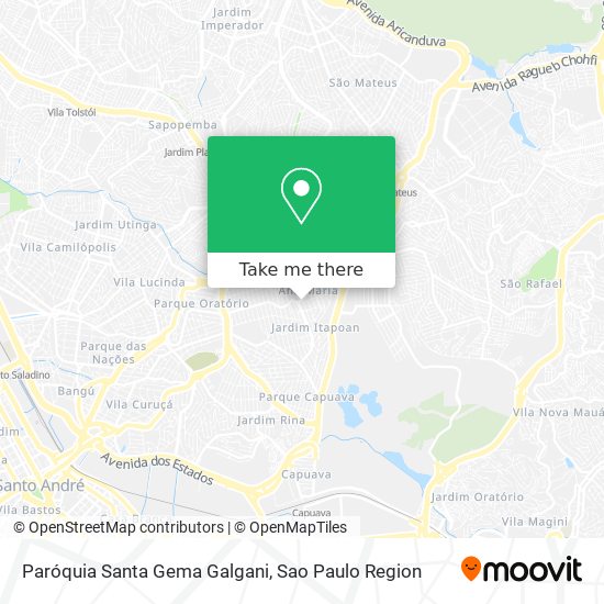 Paróquia Santa Gema Galgani map