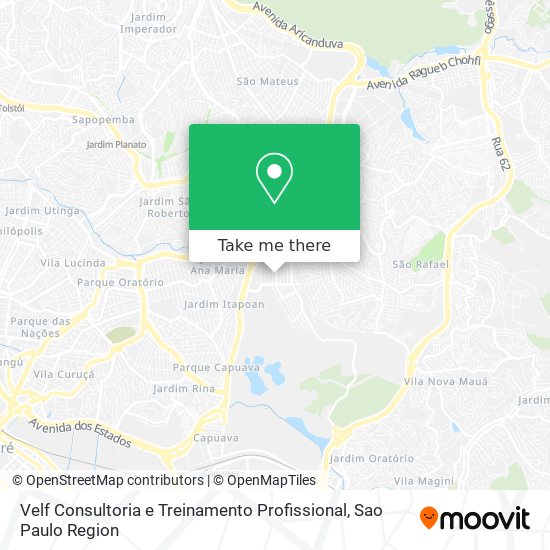 Velf Consultoria e Treinamento Profissional map