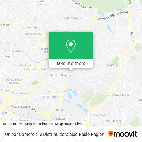 Unipar Comercial e Distribuidora map