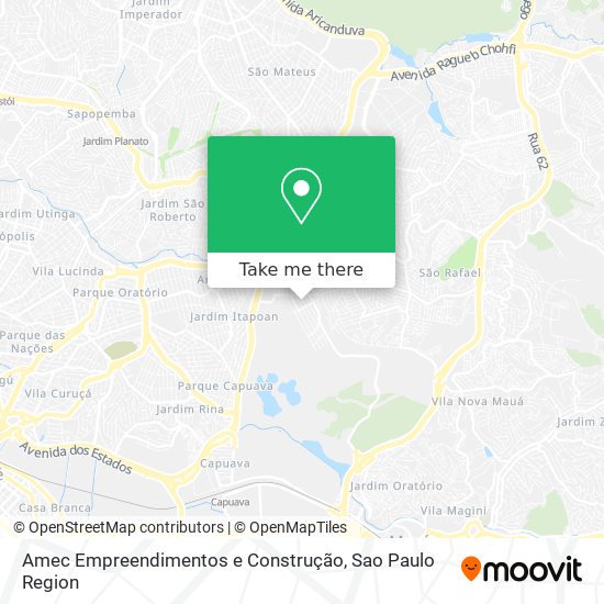 Mapa Amec Empreendimentos e Construção