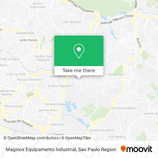 Maginox Equipamento Industrial map