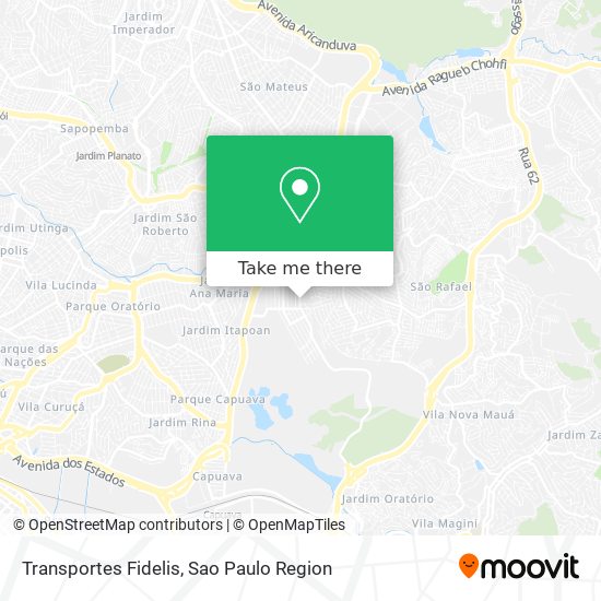 Mapa Transportes Fidelis