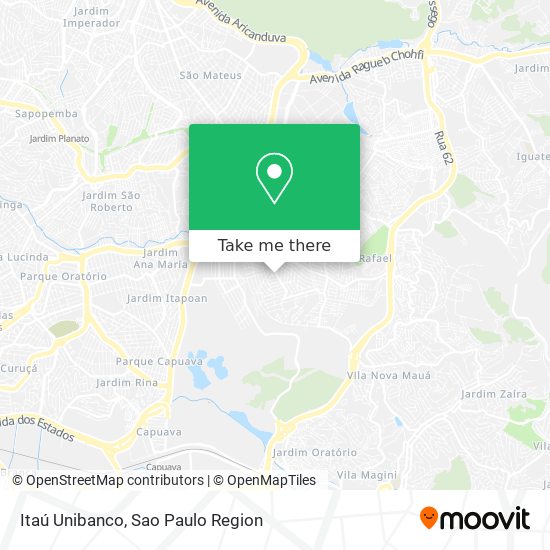 Itaú Unibanco map