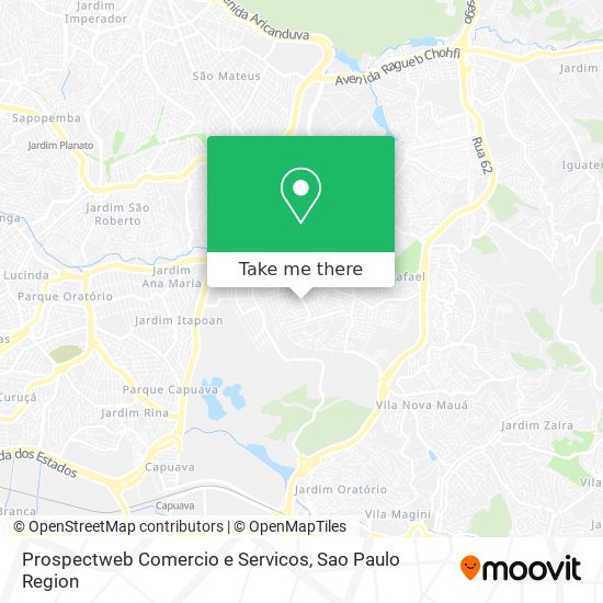 Prospectweb Comercio e Servicos map