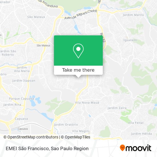 EMEI São Francisco map