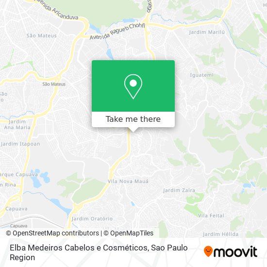 Elba Medeiros Cabelos e Cosméticos map