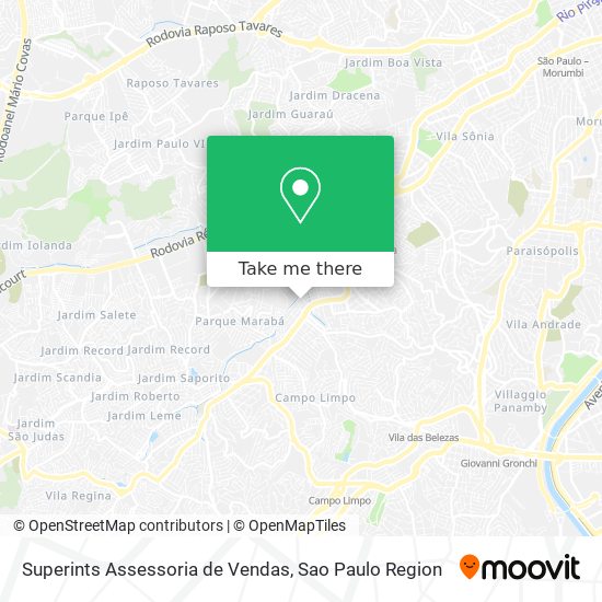 Superints Assessoria de Vendas map