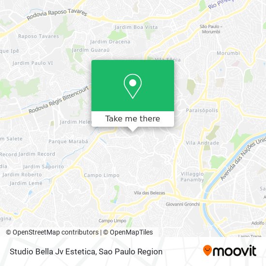 Studio Bella Jv Estetica map