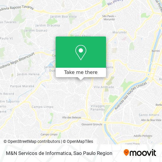 Mapa M&N Servicos de Informatica