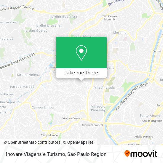 Inovare Viagens e Turismo map