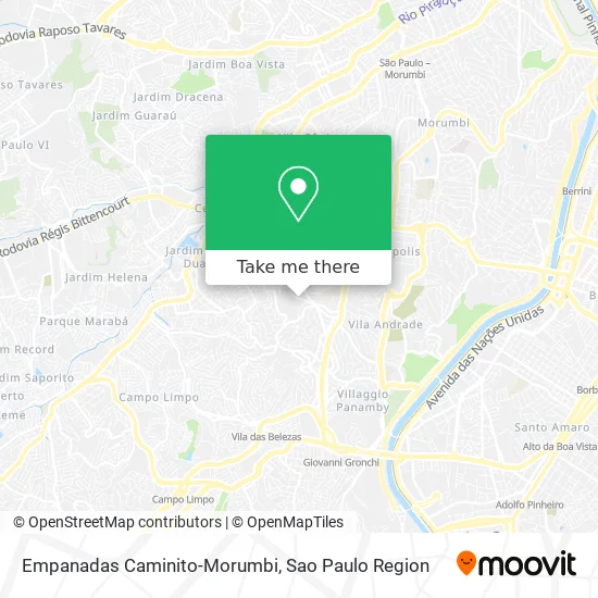 Empanadas Caminito-Morumbi map