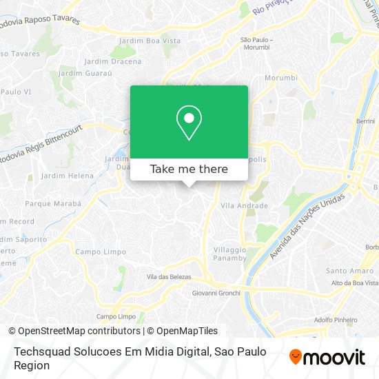 Mapa Techsquad Solucoes Em Midia Digital