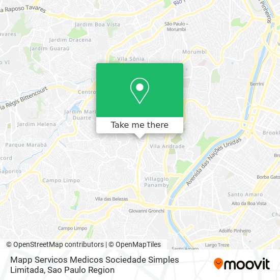 Mapp Servicos Medicos Sociedade Simples Limitada map