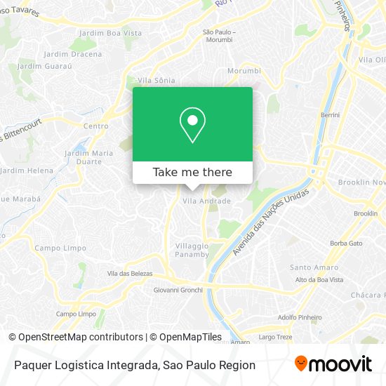 Paquer Logistica Integrada map