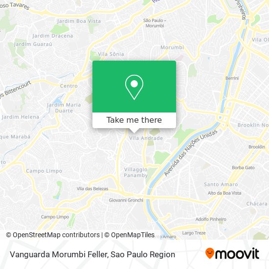 Mapa Vanguarda Morumbi Feller