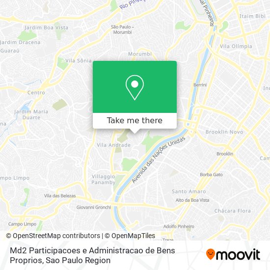 Md2 Participacoes e Administracao de Bens Proprios map