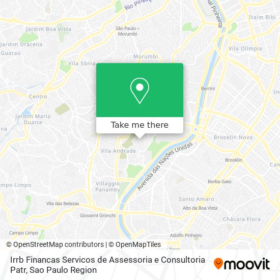 Irrb Financas Servicos de Assessoria e Consultoria Patr map