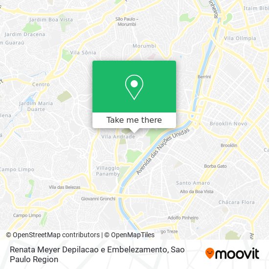 Renata Meyer Depilacao e Embelezamento map