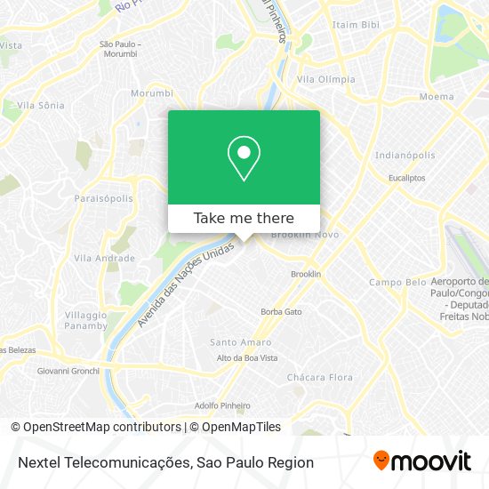 Nextel Telecomunicações map