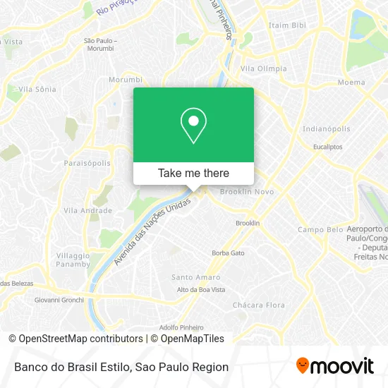 Banco do Brasil Estilo map