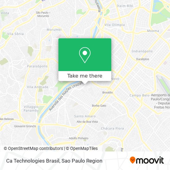 Ca Technologies Brasil map