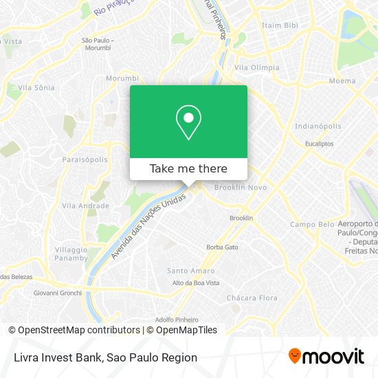 Mapa Livra Invest Bank