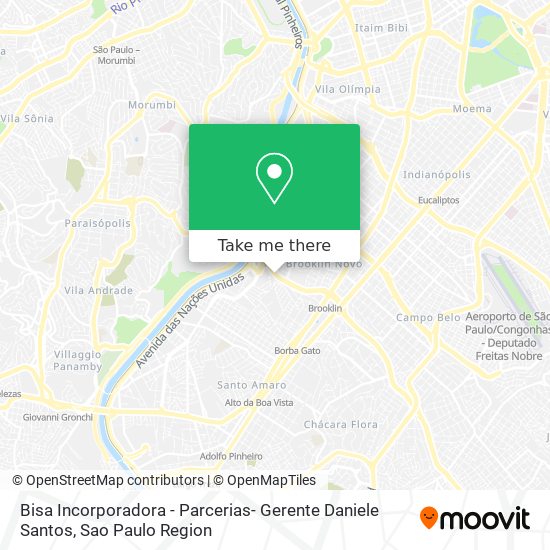 Bisa Incorporadora - Parcerias- Gerente Daniele Santos map