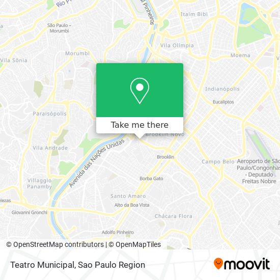 Teatro Municipal map