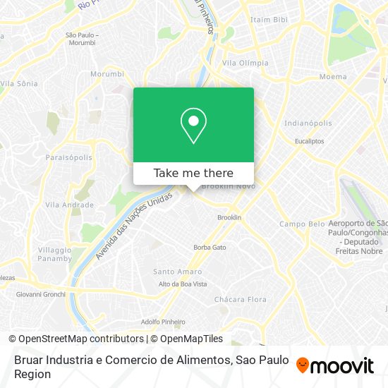 Bruar Industria e Comercio de Alimentos map