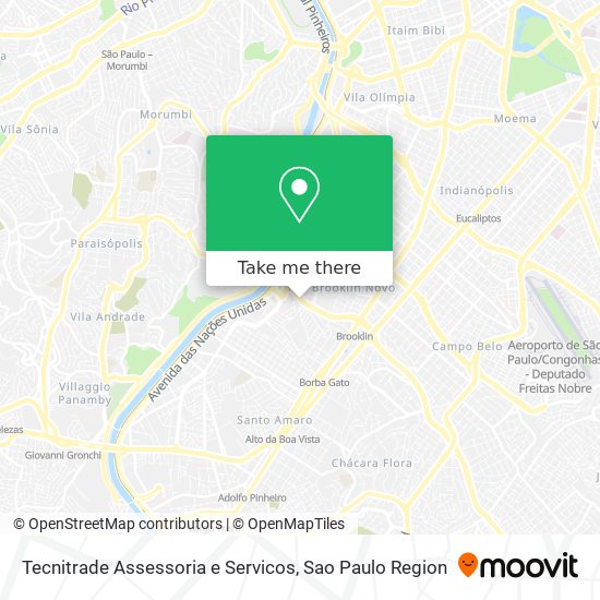 Mapa Tecnitrade Assessoria e Servicos