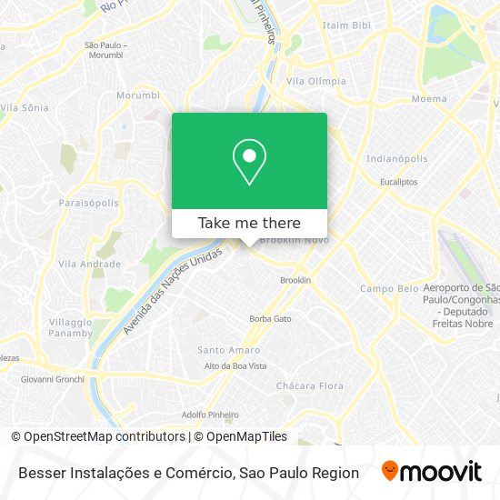 Mapa Besser Instalações e Comércio