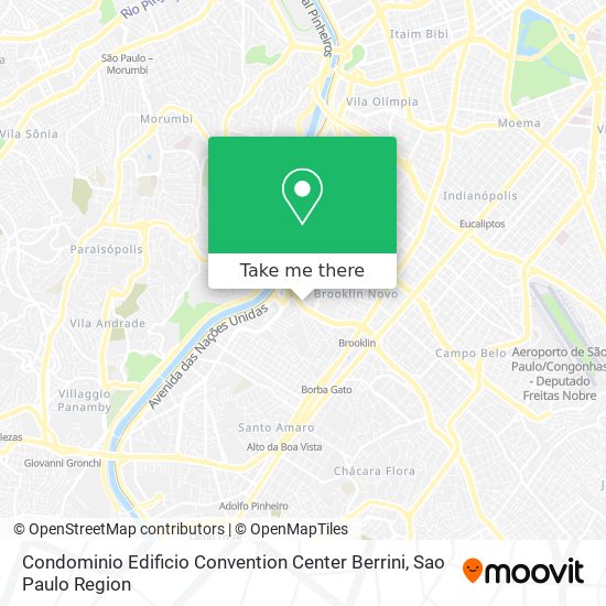 Condominio Edificio Convention Center Berrini map