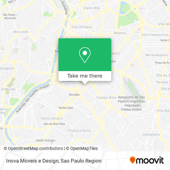 Inova Moveis e Design map