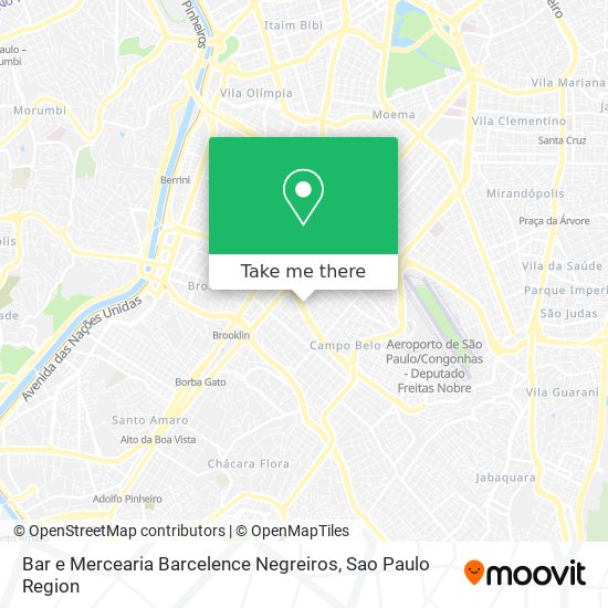 Mapa Bar e Mercearia Barcelence Negreiros