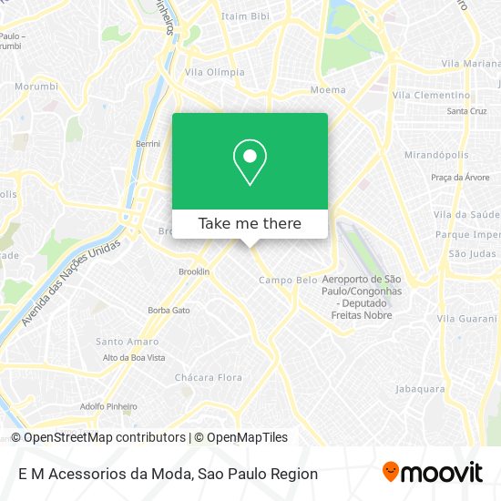 E M Acessorios da Moda map