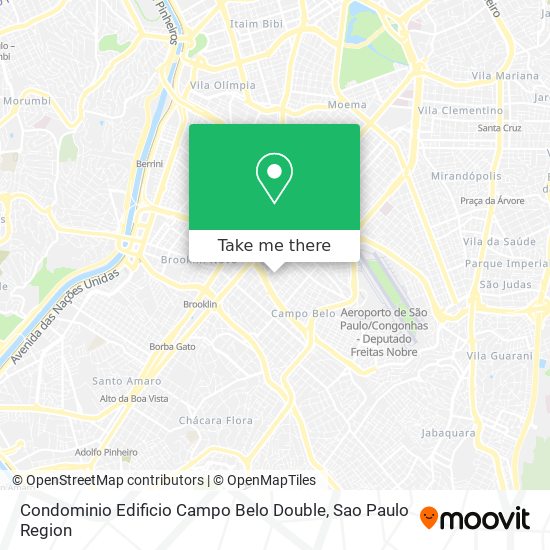 Mapa Condominio Edificio Campo Belo Double