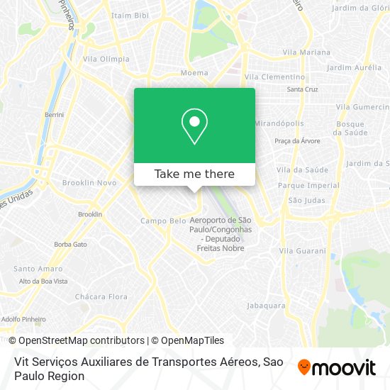 Mapa Vit Serviços Auxiliares de Transportes Aéreos