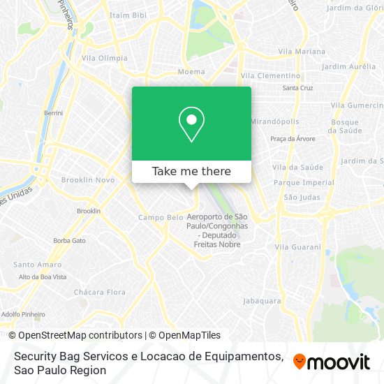 Security Bag Servicos e Locacao de Equipamentos map