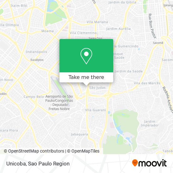 Unicoba map