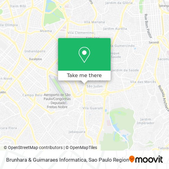 Mapa Brunhara & Guimaraes Informatica