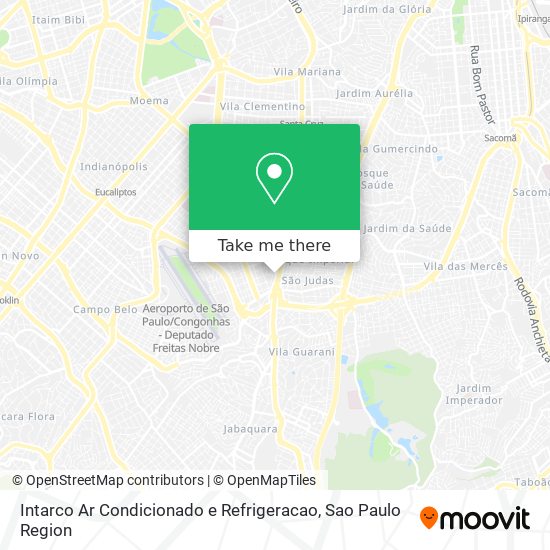 Intarco Ar Condicionado e Refrigeracao map