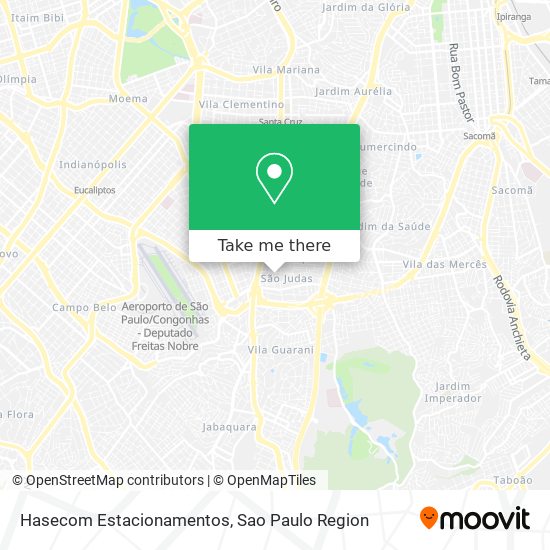 Mapa Hasecom Estacionamentos