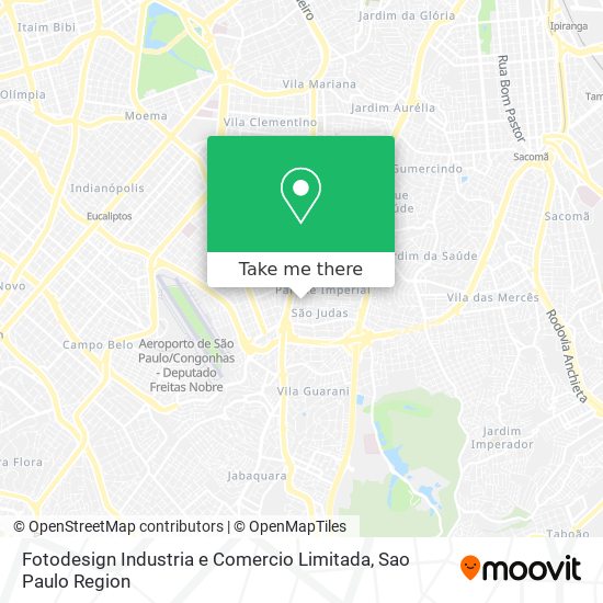 Mapa Fotodesign Industria e Comercio Limitada