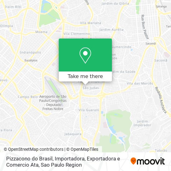 Mapa Pizzacono do Brasil, Importadora, Exportadora e Comercio Ata