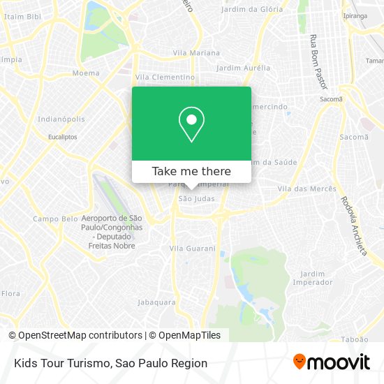 Mapa Kids Tour Turismo