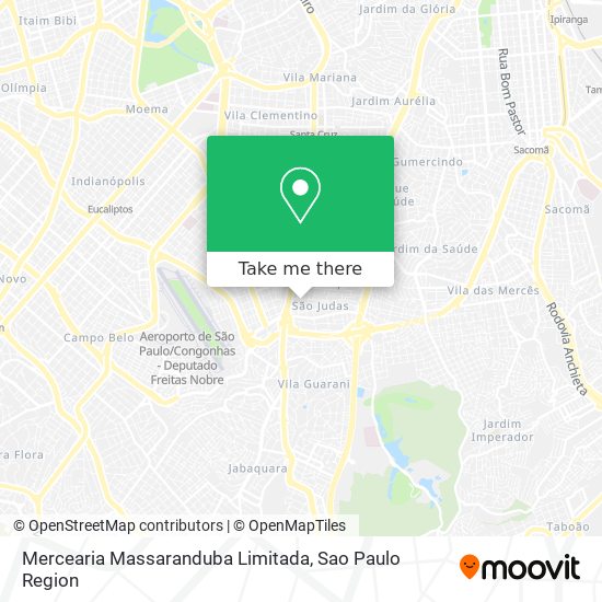 Mapa Mercearia Massaranduba Limitada