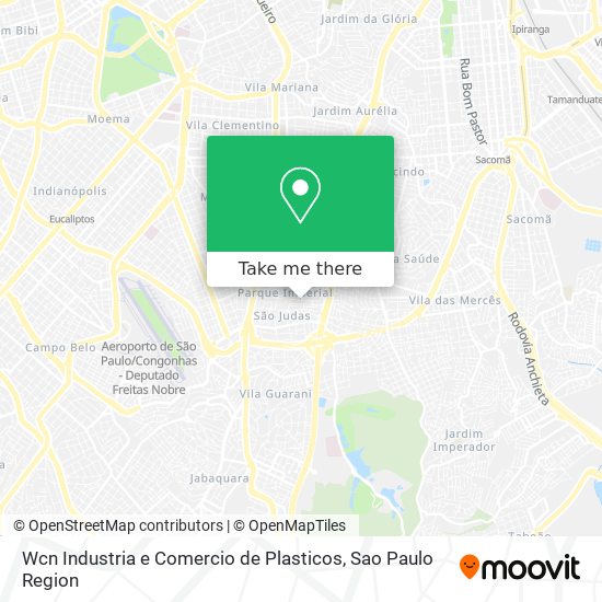 Wcn Industria e Comercio de Plasticos map