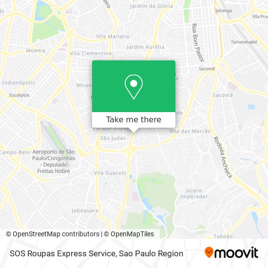 SOS Roupas Express Service map