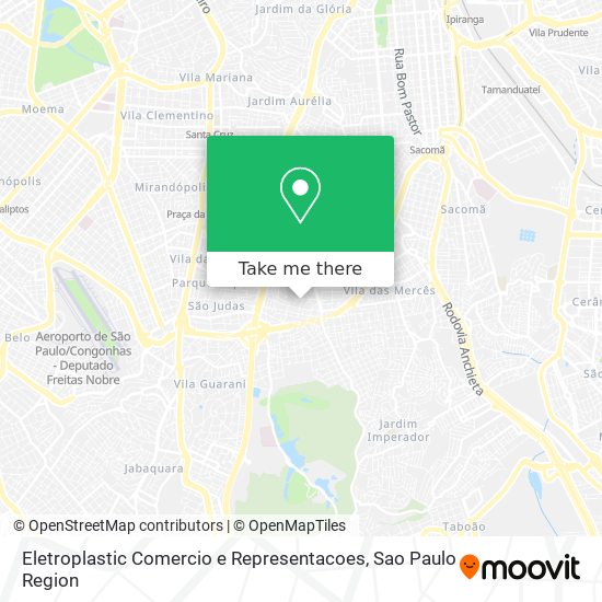 Mapa Eletroplastic Comercio e Representacoes