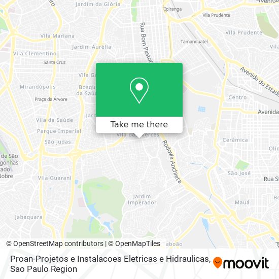 Proan-Projetos e Instalacoes Eletricas e Hidraulicas map